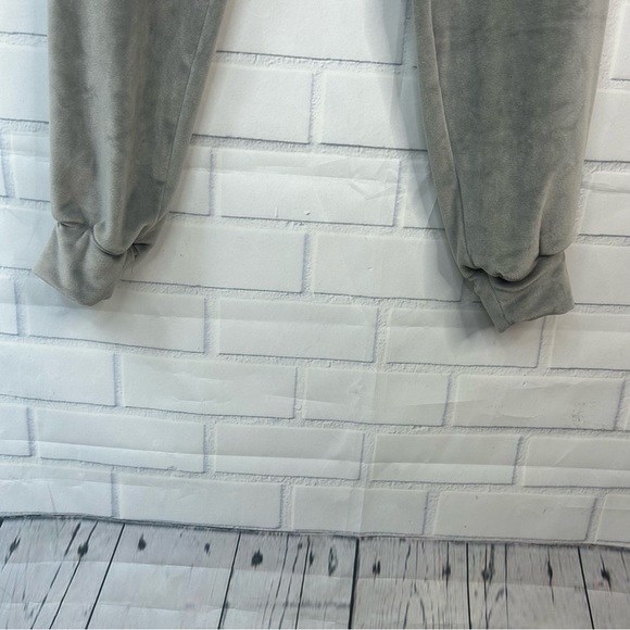 Skims Grey Velour Jogger Lounger Pants size Large - Picture 4 of 9